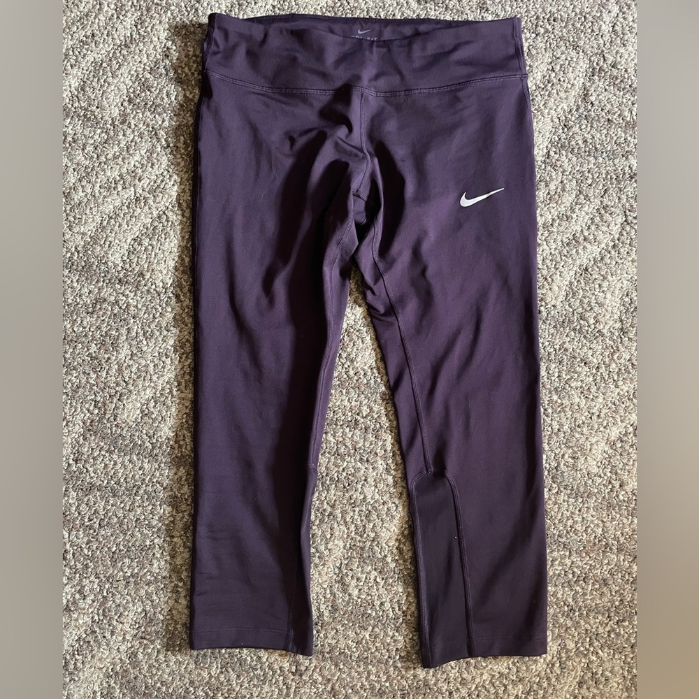 Nike Running Dri-Fit size L Capri leggings